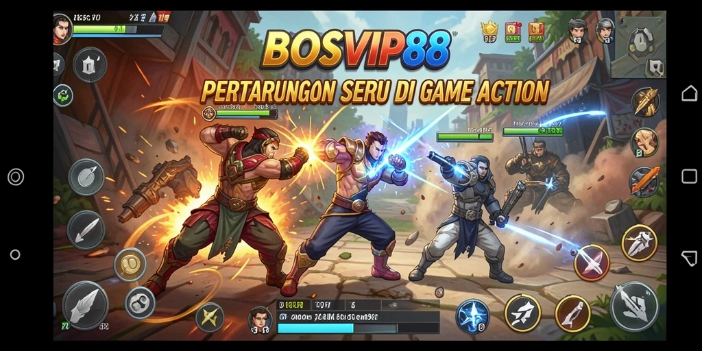 Gameplay seru dari BOSVIP88 dengan aksi pertempuran yang mendebarkan.