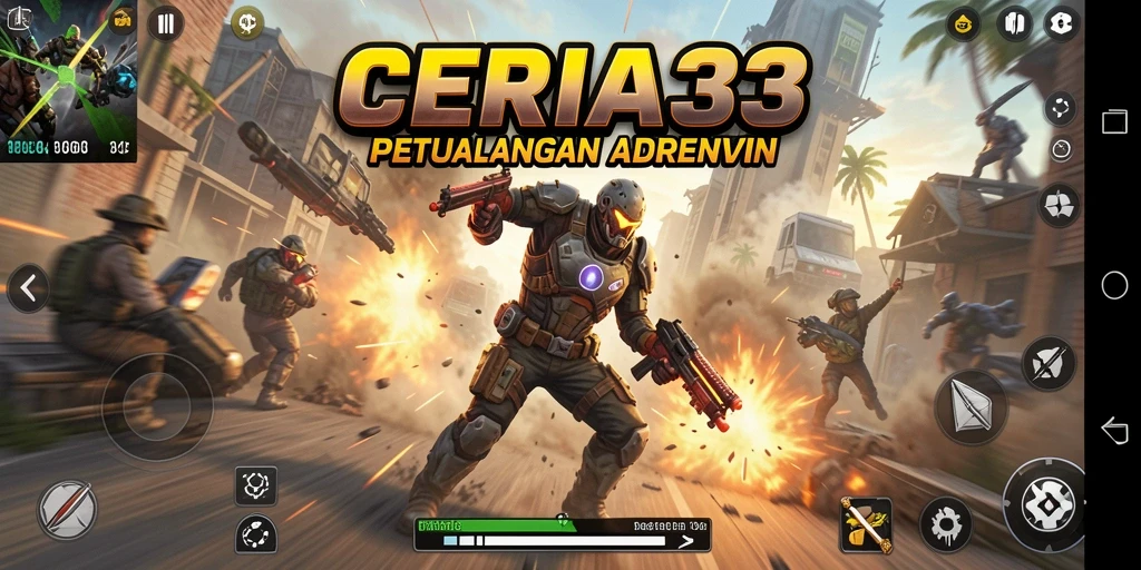 Screenshot gameplay CERIA33 yang menunjukkan aksi seru dan mendebarkan.