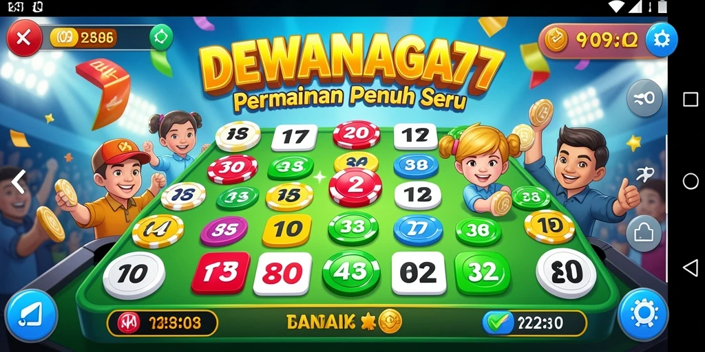 Tampilan gameplay DEWANAGA77 yang menarik dan penuh warna.