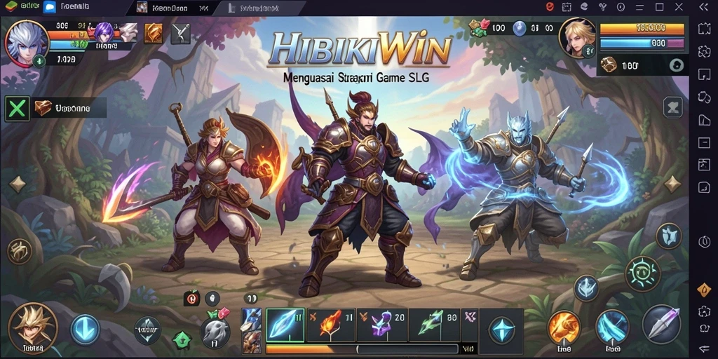 Gameplay HIBIKIWIN yang seru dan strategis.