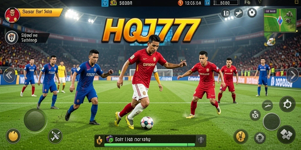 Gambaran mendalam dari gameplay realistis sepak bola di HQ777.