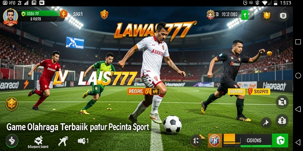 Tampilan seru dari gameplay LAWAS777 dengan aksi olahraga yang mendebarkan.