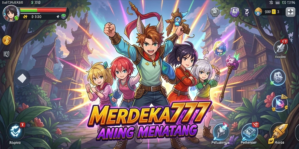 Tampilan gameplay MERDEKA777 yang dinamis dan menarik.
