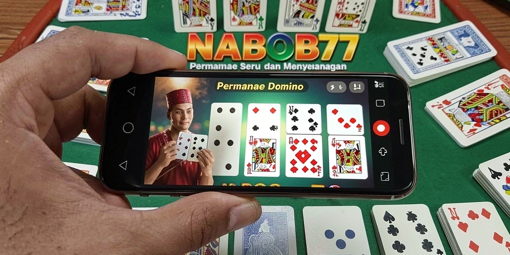 Tangkapan layar NABOB77 menampilkan aksi seru permainan Domino.