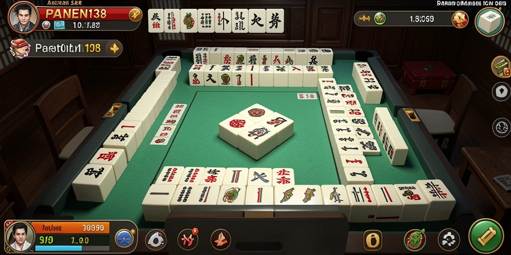 Tampilan gameplay seru dan menantang dari PANEN138 Mahjong.
