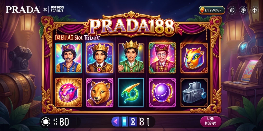 Tampilan screenshot PRADA188 menampilkan permainan Slot yang memukau dan seru.