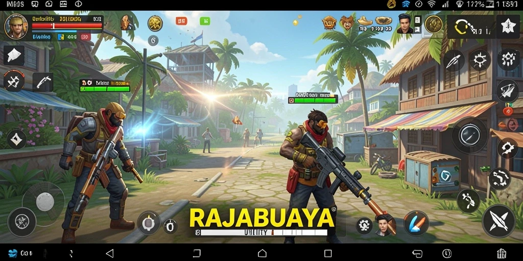 Screenshot RAJABUAYA menunjukkan antarmuka aplikasi Utility yang intuitif.
