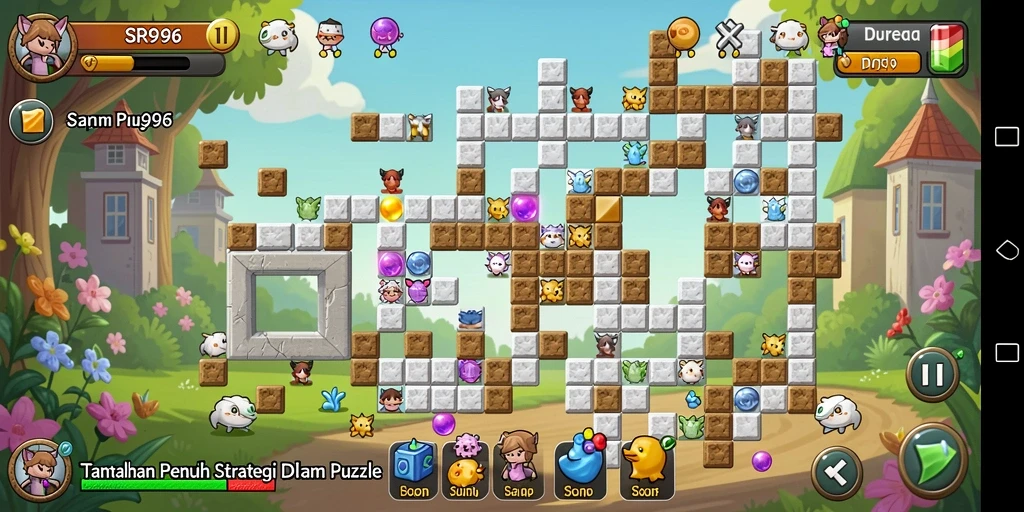Tampilan gameplay SR996 yang menantang dan penuh strategi.