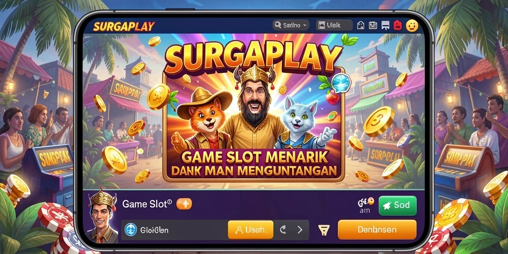 Tampilan gameplay seru dari SURGAPLAY dengan tema Slot yang beragam.