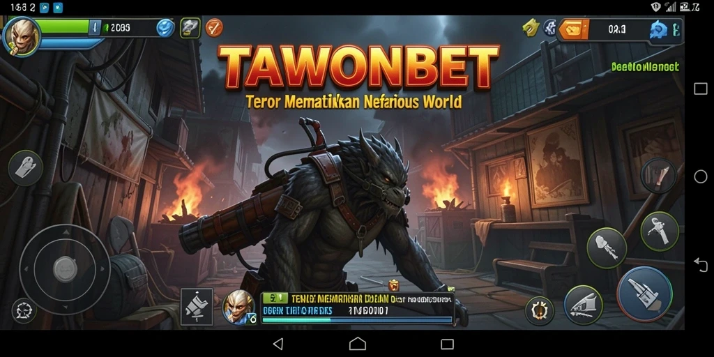 Gameplay menyeramkan TAWONBET yang penuh ketegangan.