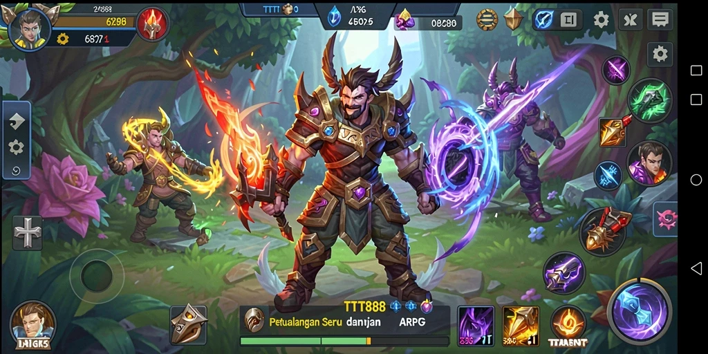 Gameplay seru TTT888 dengan aksi ARPG yang mendebarkan.