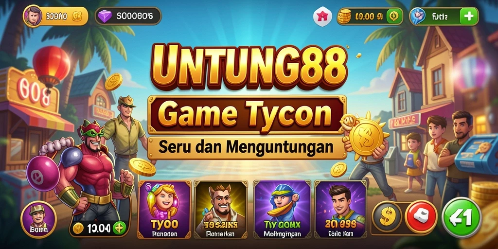 Screenshot UNTUNG88 menampilkan gameplay Tycoon yang mengasyikkan.