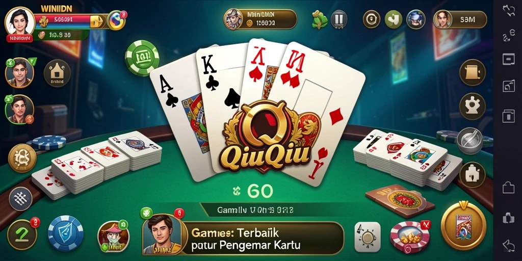 Screenshot gameplay QiuQiu di WINIDN menunjukkan keseruan bermain.